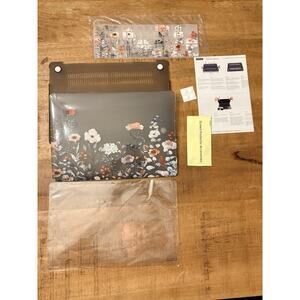 MOSISO Compatible with MacBook Air 13” Case With Protective Screen Flowers NIB